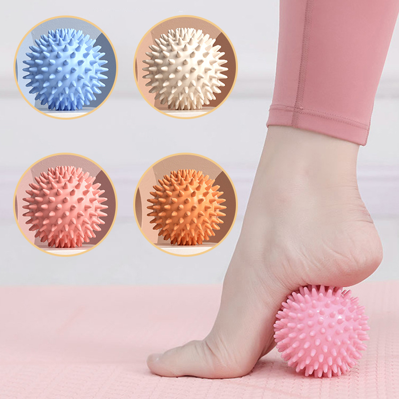 Pilates Toning Ball - พิลาทิส โยคะบอล บอลนวดเท้าพร้อมหนาม บอลนวดเพื่อการผ่อนคลายกล้ามเนื้อ บอลนวดบำบัดโรคพังผืดใต้ฝ่าเท้า