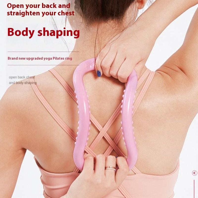 Pilates Yoga Circle - ห่วงโยคะ พิลาทิส สำหรับยืดกล้ามเนื้อ อุปกรณ์ฟิตเนสสำหรับผู้หญิง ใช้ที่บ้าน นวดพังผืด