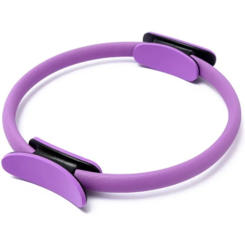Pilates Yoga Circle - วงโยคะพิลาทิส วงออกกำลังกายแบบวงกลมที่ทนทานและไม่ลื่น วงออกกำลังกายแบบวงกลมมหัศจรรย์พร้อมที่จับคู่สำหรับการฝึกกล้ามเนื้อต้นขาและกระดูกเชิงกราน