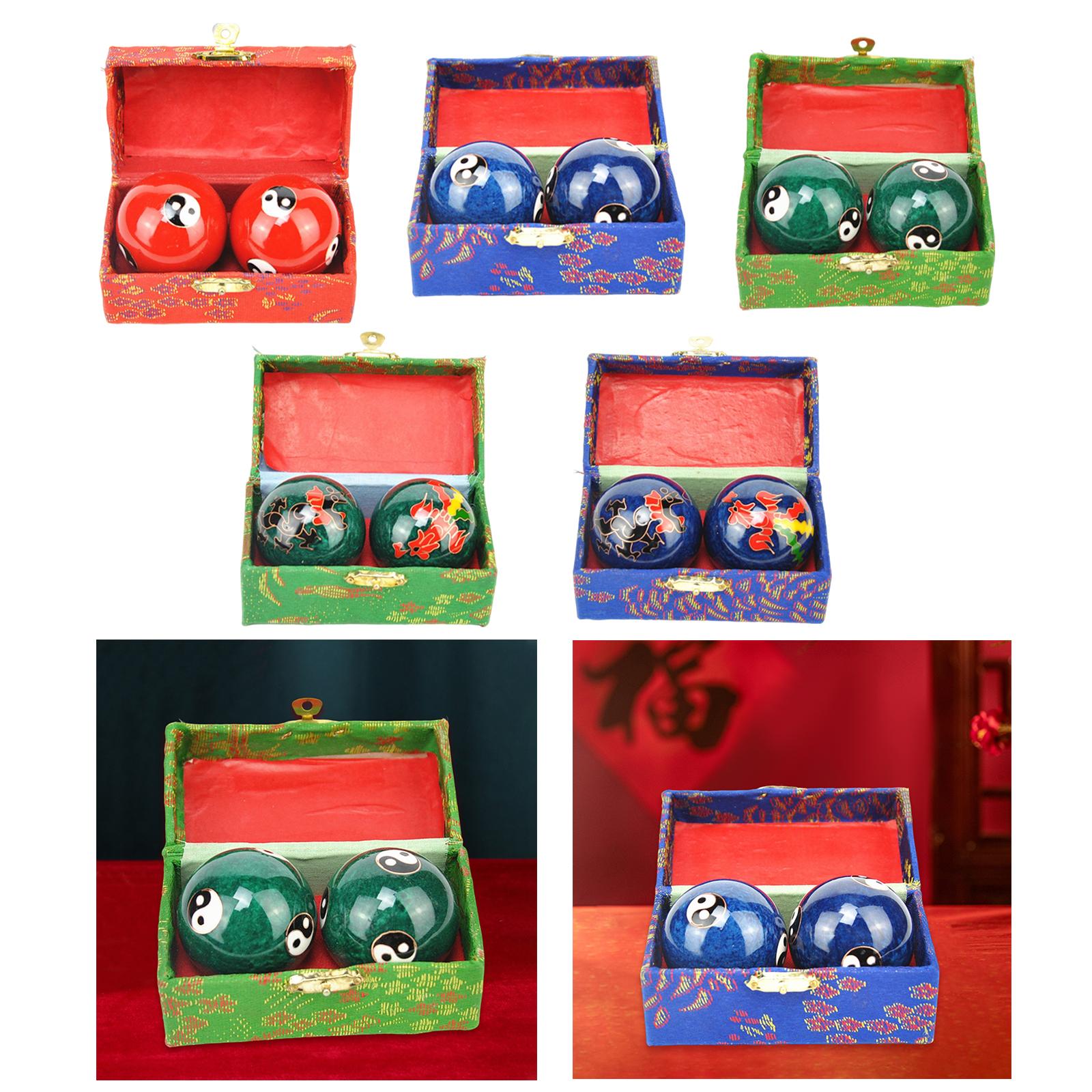 2pcs จีน Baoding ลูกบอลฟิตเนสผ - Pilates Toning Ball บทวิจารณ์และราคา