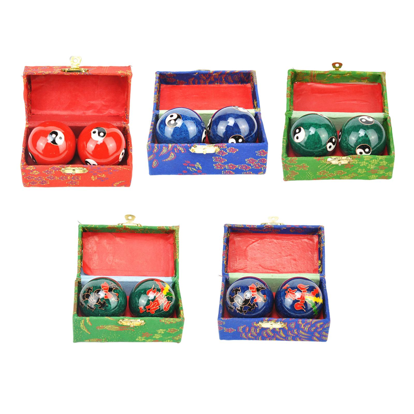 2pcs จีน Baoding ลูกบอลฟิตเนสผ - Pilates Toning Ball บทวิจารณ์และราคา
