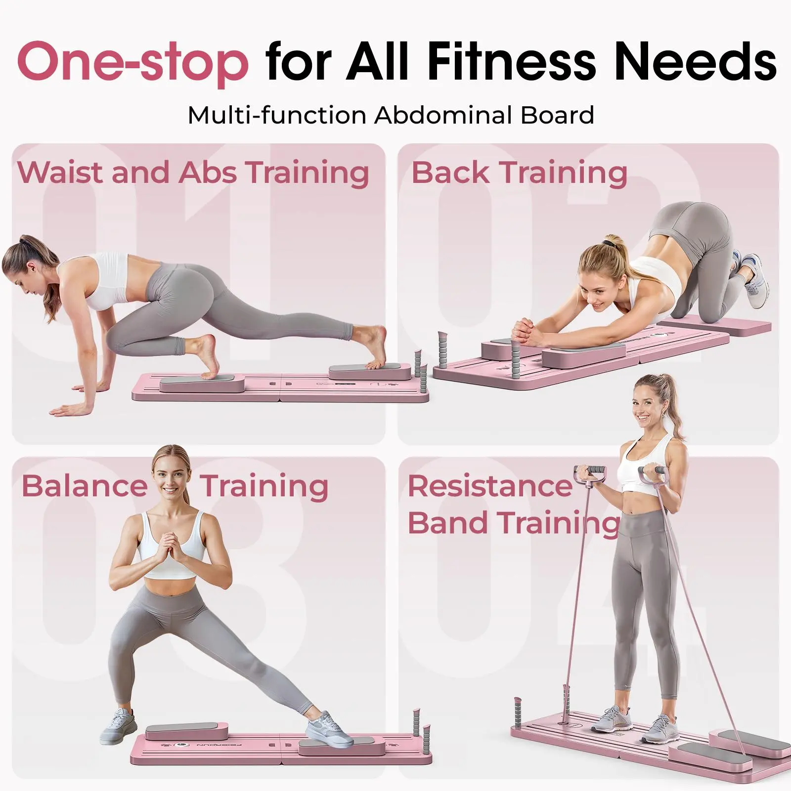 บอร์ดพิลาทิสแบบพับได้ อุปกรณ์ฝ - Yoga Pilates Yoga บทวิจารณ์และราคา