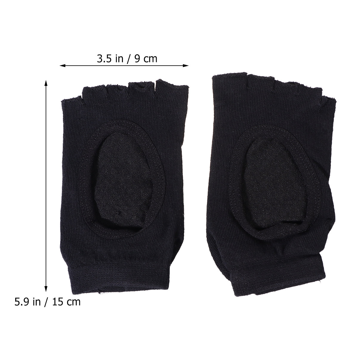 1 คู่ถุงเท้าโยคะห้านิ้วแบบโปร่ - Pilates Yoga Exercises บทวิจารณ์และราคา