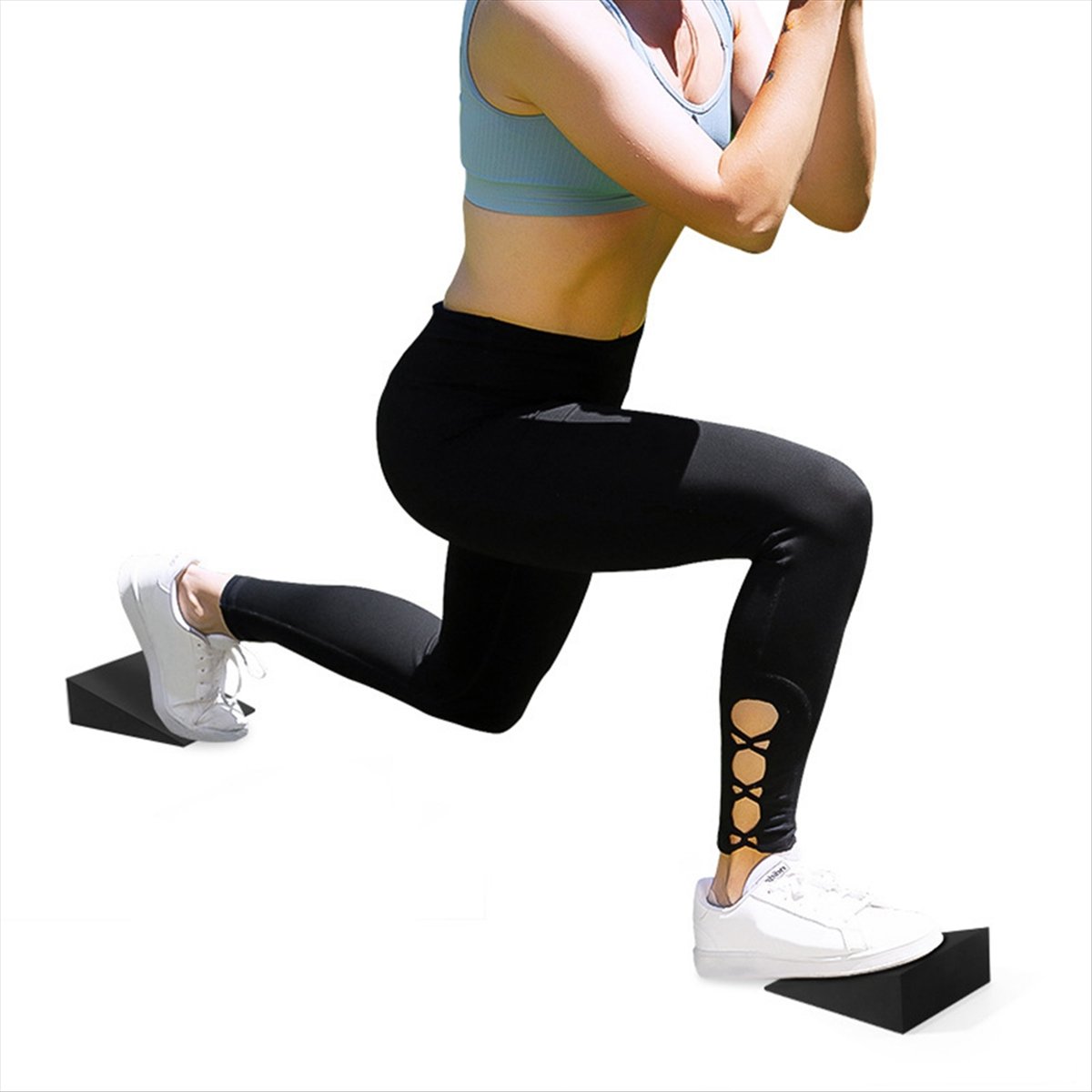 ABXY บล็อกโยคะแบบลิ่ม 2 ชิ้น บ - Pilates Yoga Exercises บทวิจารณ์และราคา