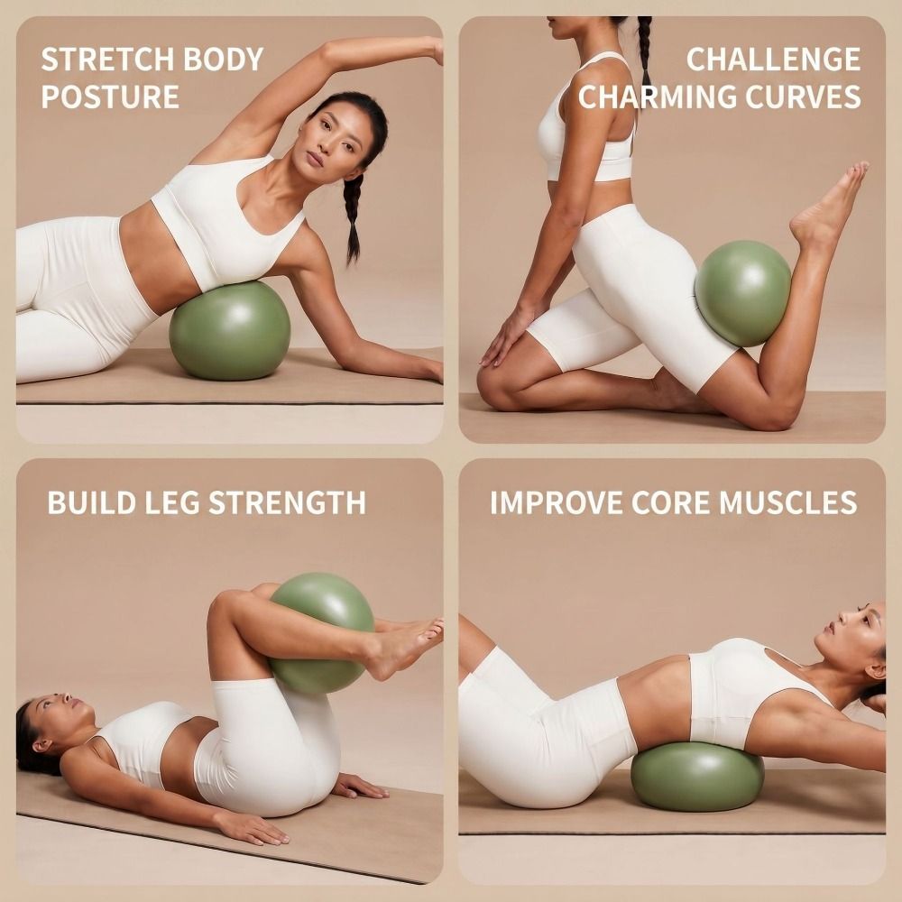 ลูกบอลโยคะขนาด 22 ซม. สำหรับใช - Pilates Toning Ball บทวิจารณ์และราคา