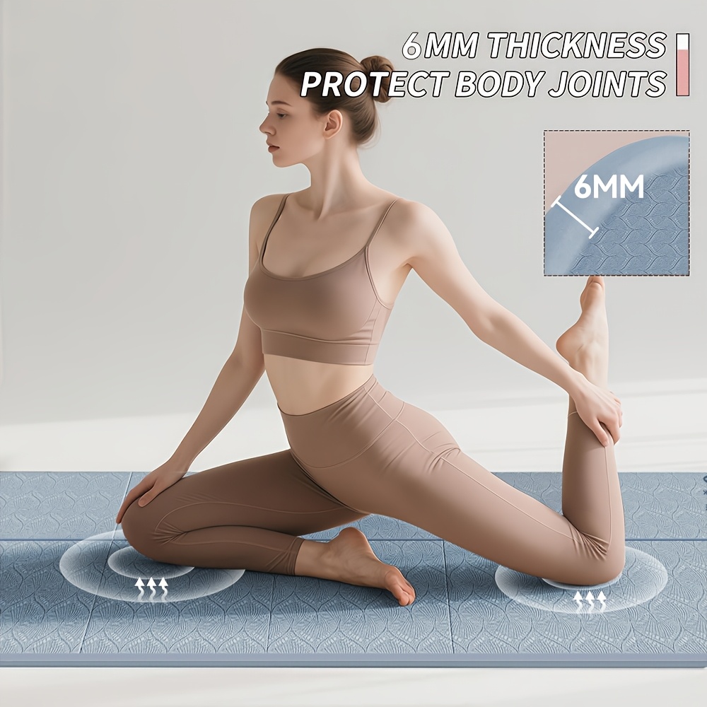 เสื่อโยคะแบบพับได้หนาพิเศษกันล - Pilates Yoga For Beginners บทวิจารณ์และราคา