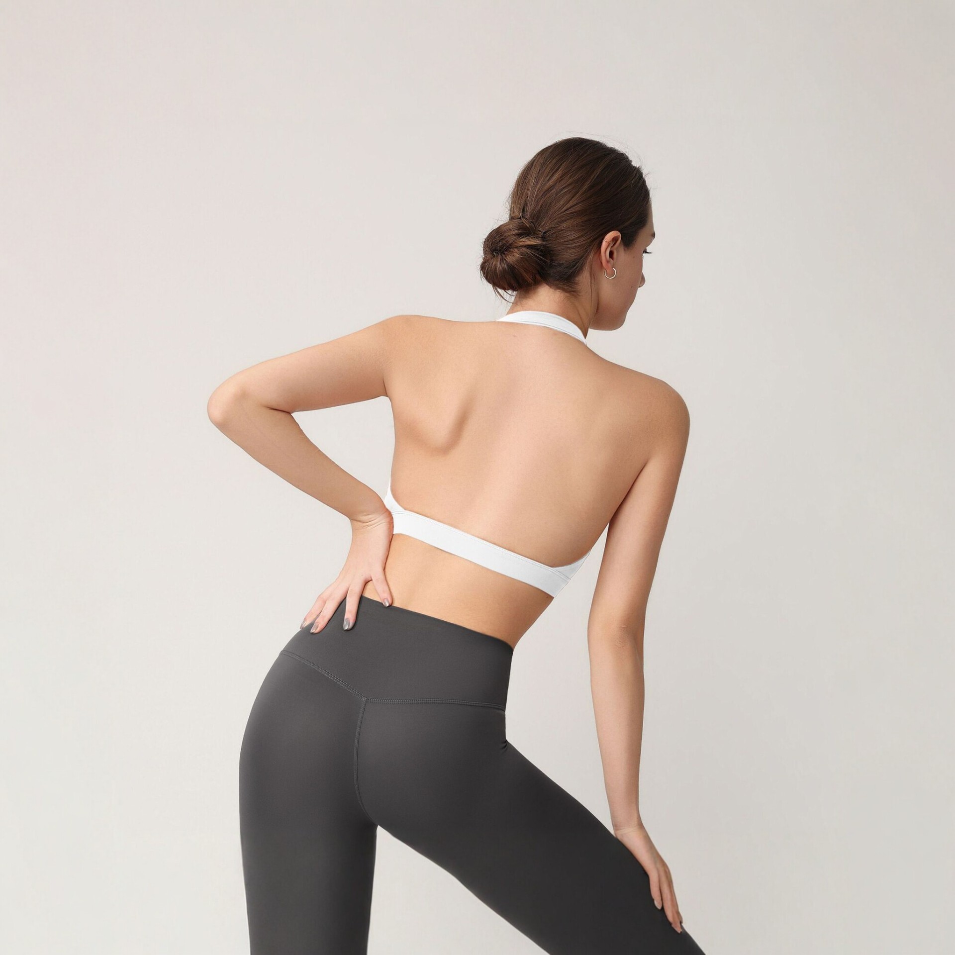 สปอร์ตบราแบบฮอลเตอร์สำหรับผู้ห - Pilates Yoga Exercises บทวิจารณ์และราคา