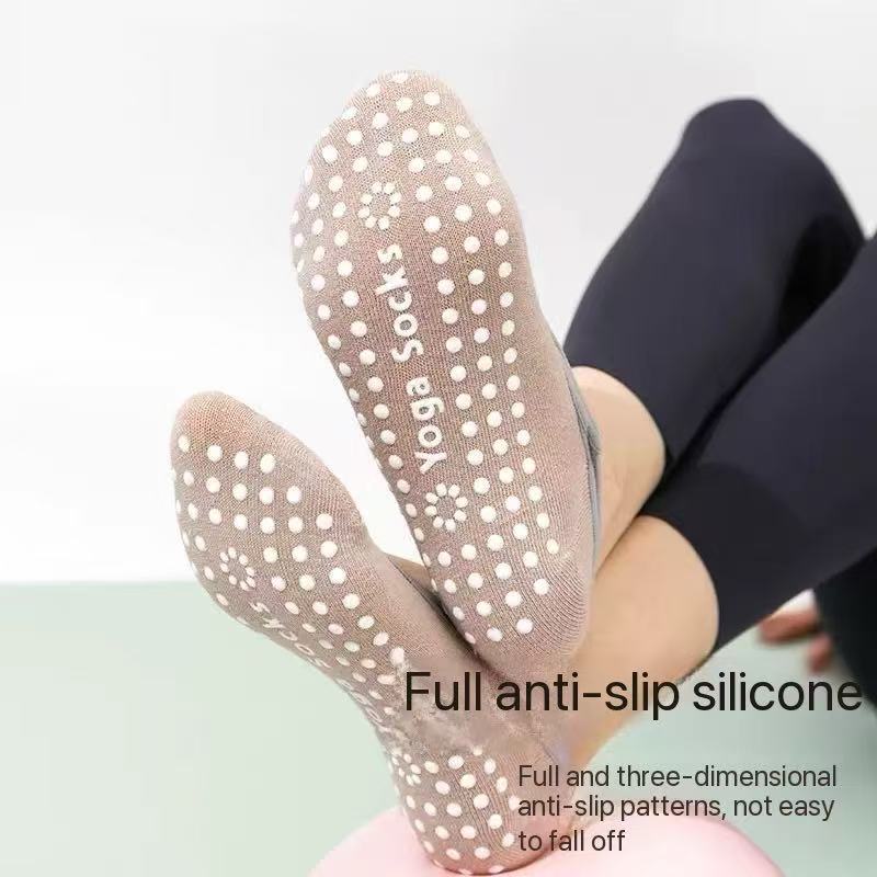 1/ 3คู่ ถุงเท้าโยคะสำหรับผู้หญ - Pilates Yoga Sport บทวิจารณ์และราคา