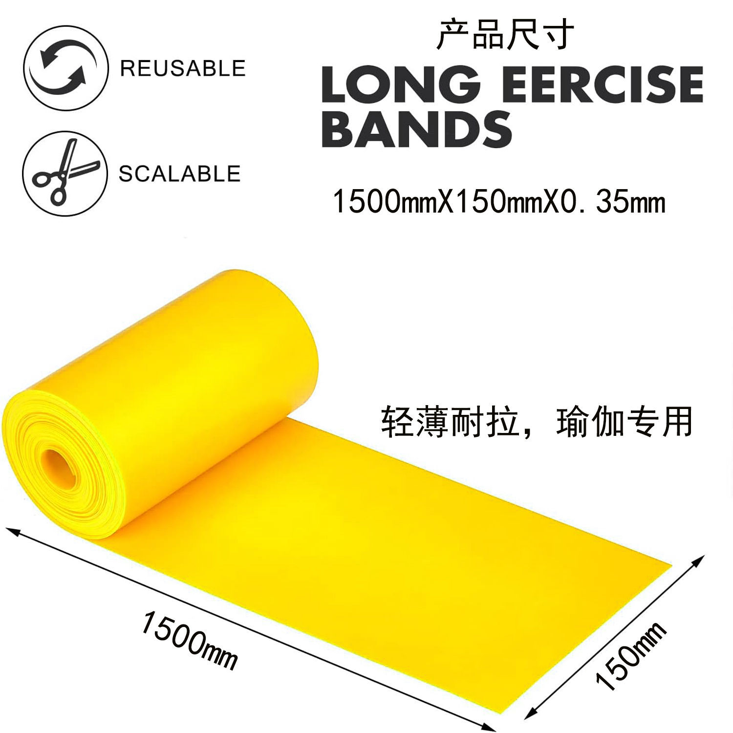 สายยางยืดโยคะแบบพกพา สายยางยืด - Pilates Yoga Circle บทวิจารณ์และราคา