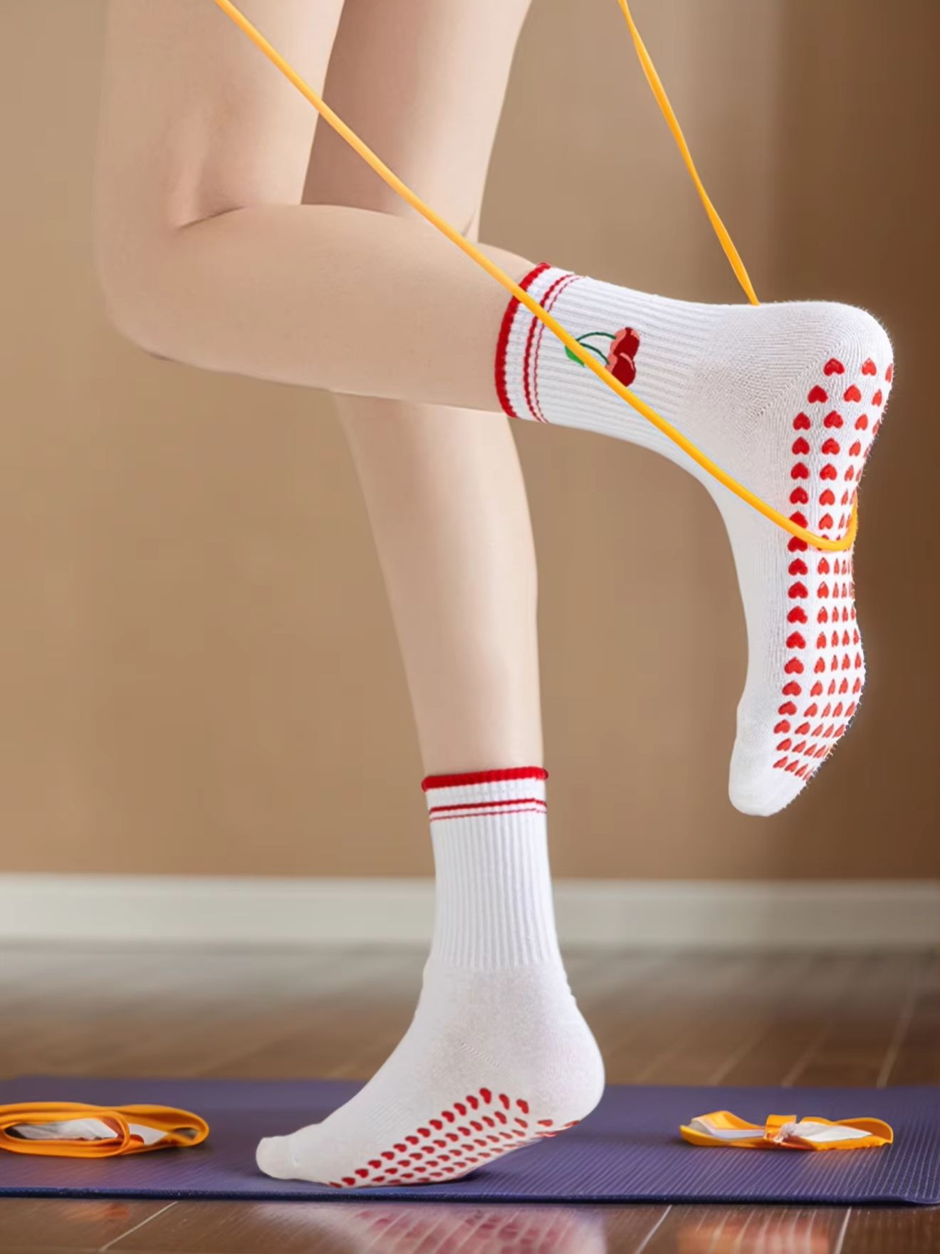 1 คู่ถุงเท้าโยคะมืออาชีพสำหรับ - Yoga Pilates Yoga บทวิจารณ์และราคา